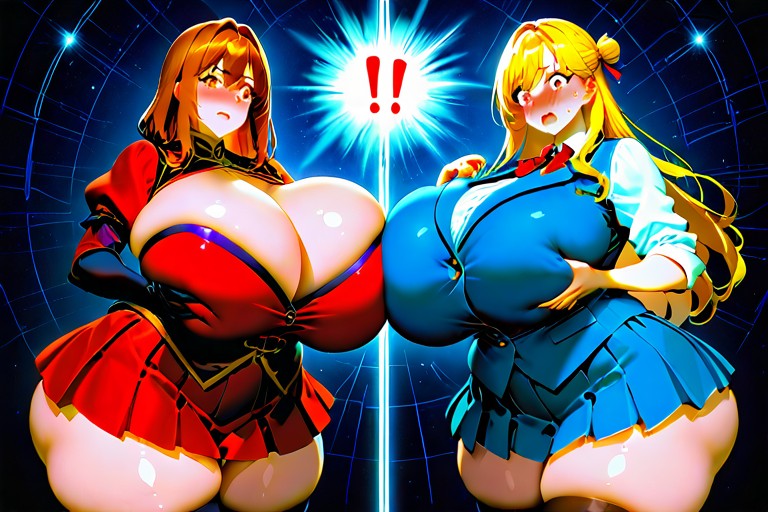 Breast Expansion, She Gains Massive Amounts Of Weight On Purpose To Enlarge Her Ultra Ultra Mega Hyper Fat Sexy Body, Split Screen Hentai AI Porn