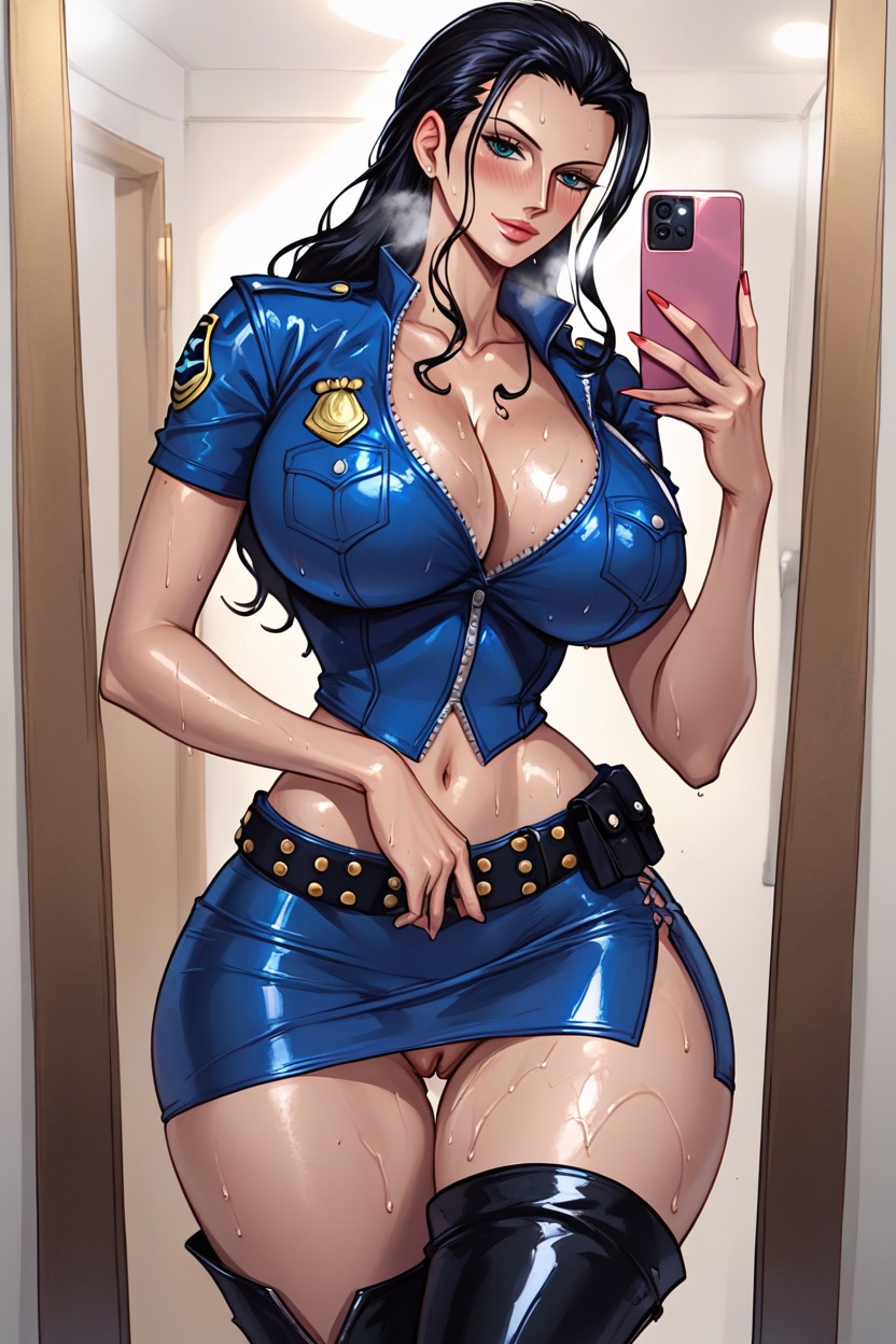 Curvy, Perfect Anatomy, Thick Thighs Hentai AI Porn