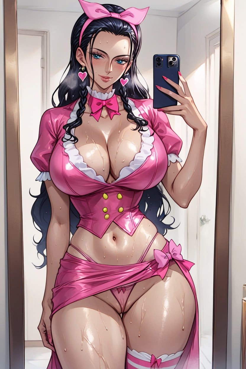 Milf, Two Side Up Hair, Voluptuous Hentai AI Porn