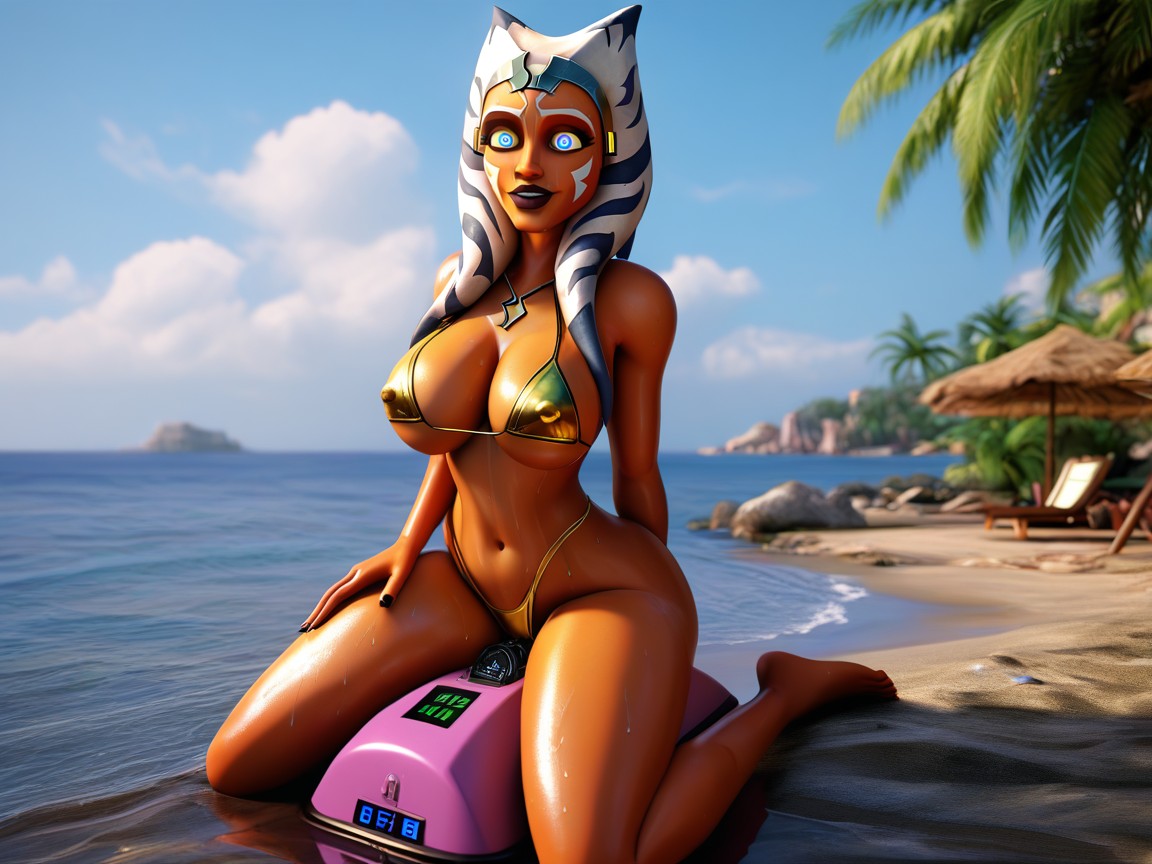 Stipper, Smiling, Sybian Hentai AI Porn