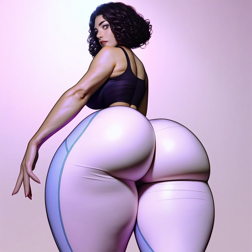 Eyes Open, Big Tits, Hourglass Figure AI Porn