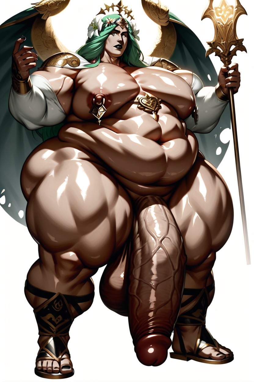 Broad Shoulders, Beautiful Makeup, Goddess Sandals AI Gay Porn