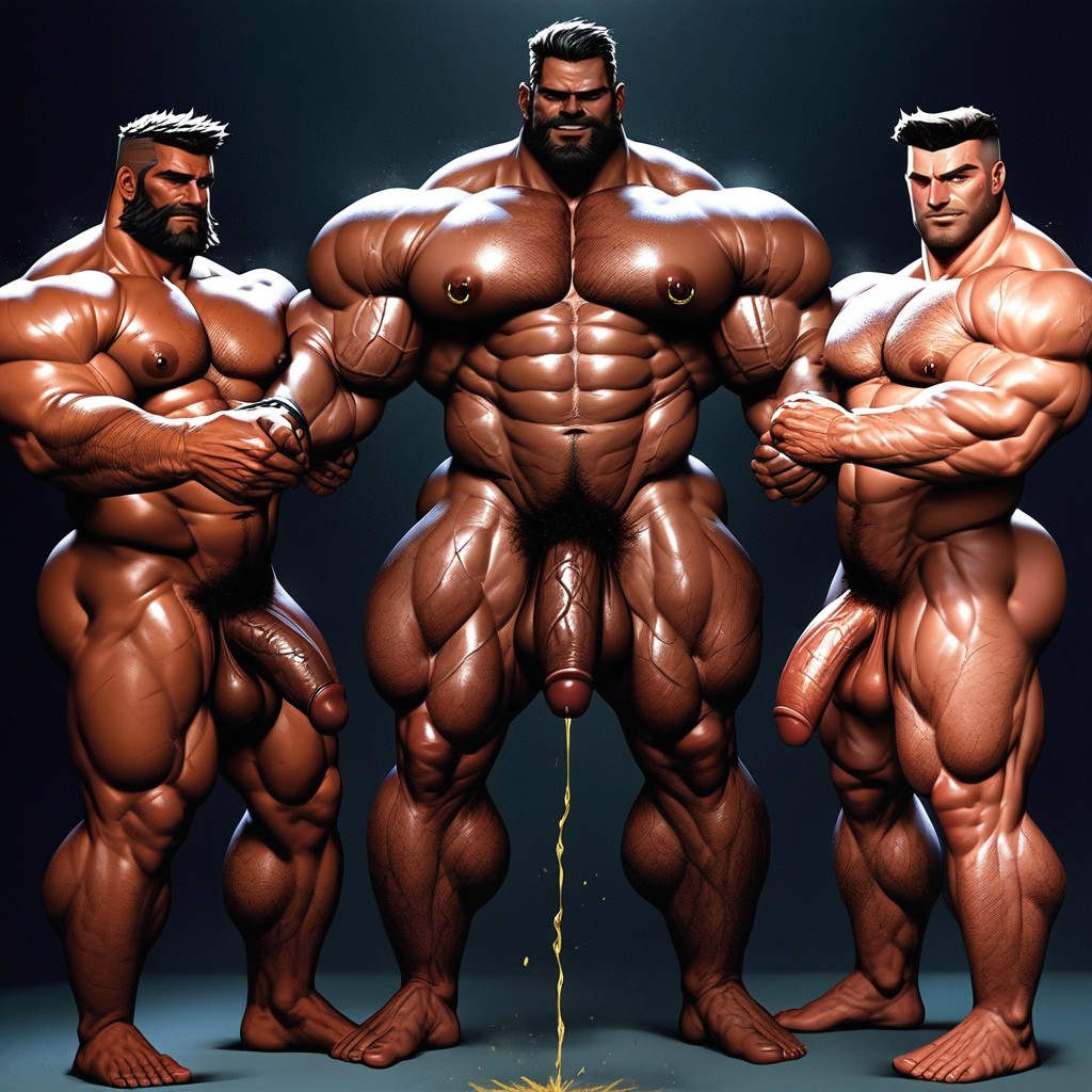 Veins, Big Burly, Hands AI Gay Porn
