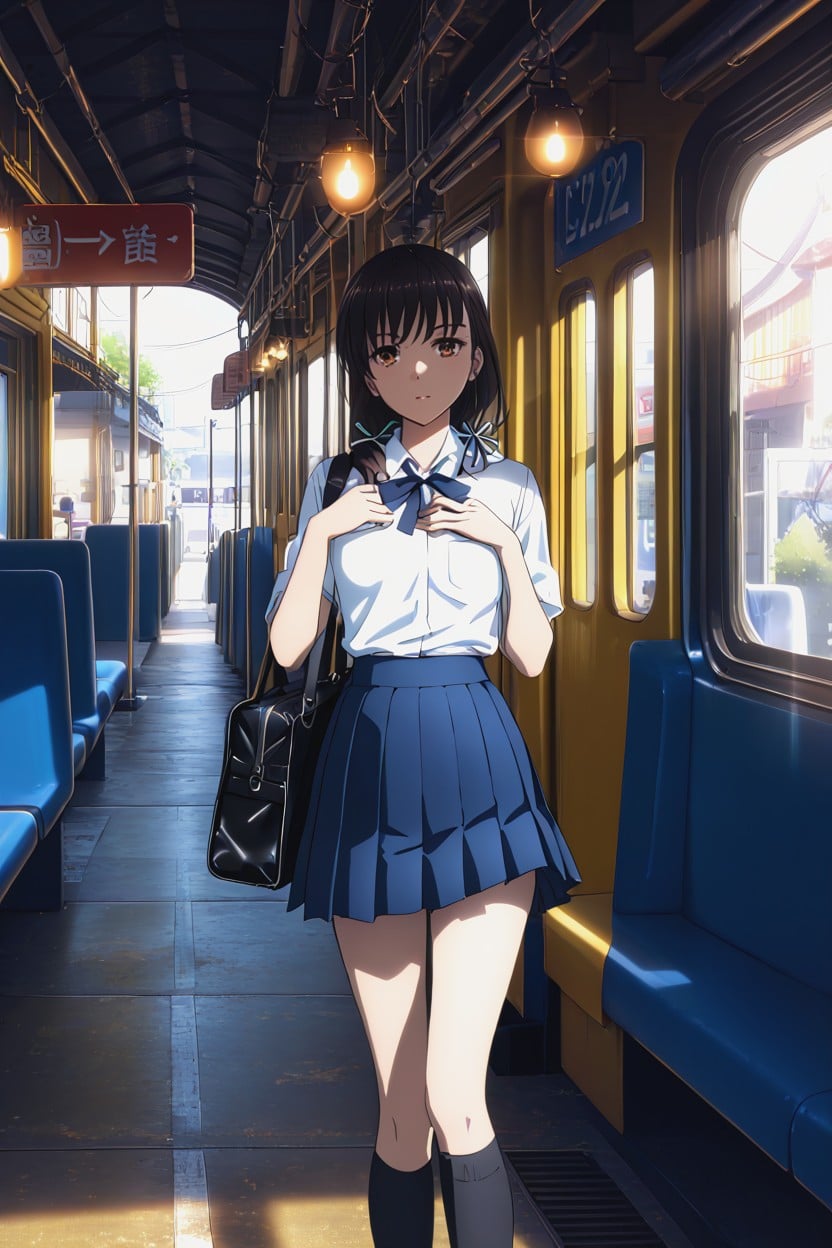 White Shirt, 18+, Pixie Cut Hentai AI Porn