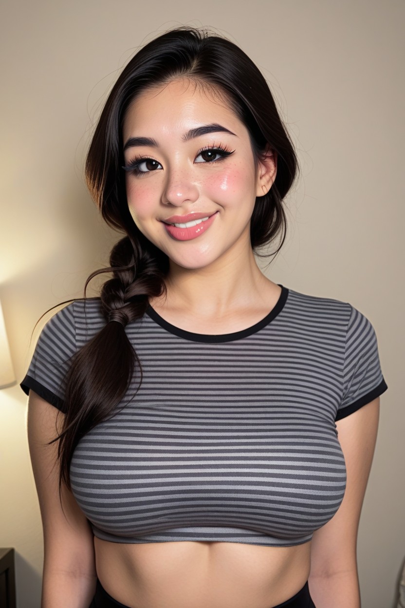 Asian, 30+, Black Hair AI Porn