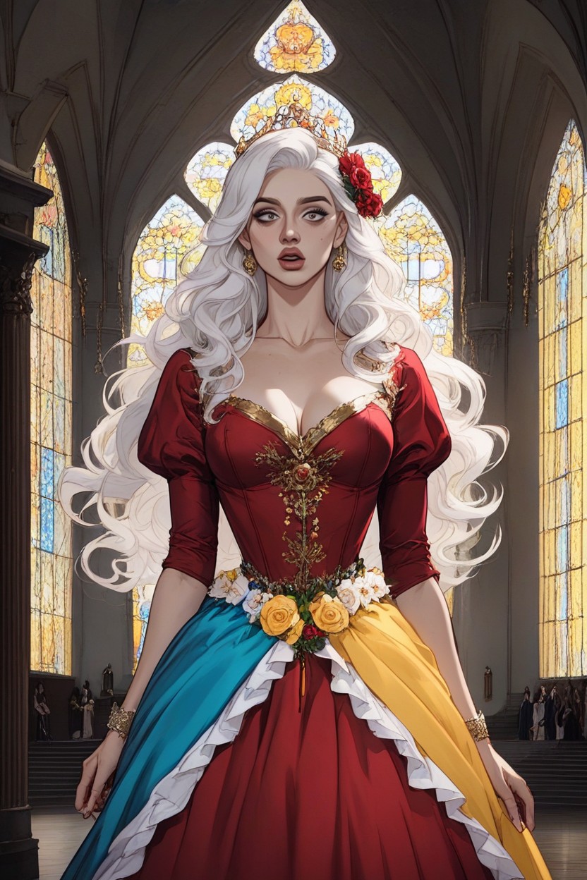 Wearing Victorian Style Princess Dress, Expression, 25+ AI Porn