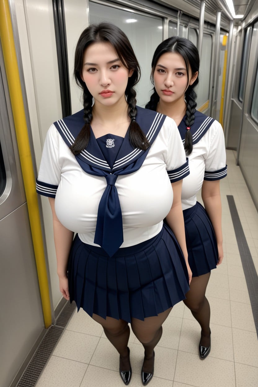 From Above, Stand Up, Japanese Women Porno asiático IA