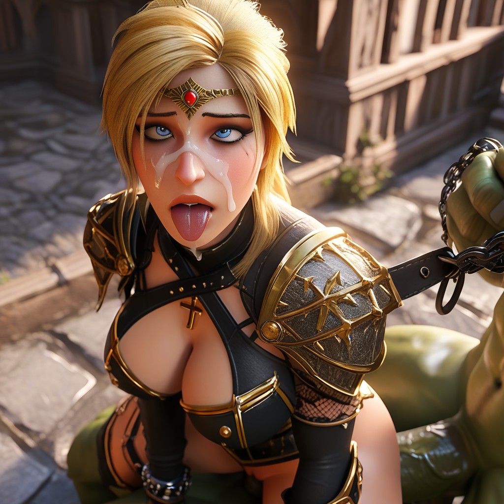 Harness, Wide Angle, Male Orc AI Porn