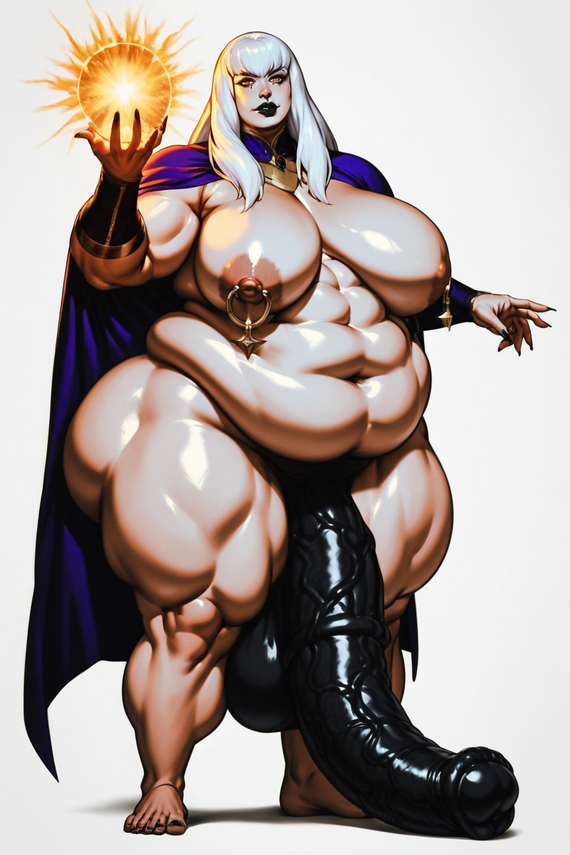 Gigantic Oversized Sagging Balls, Femine Face, Ambush AI Gay Porn