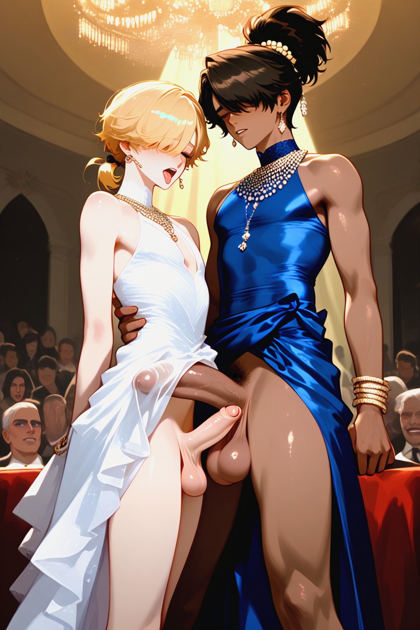 Veiny Balls, Ballroom, Lean Body AI Gay Porn