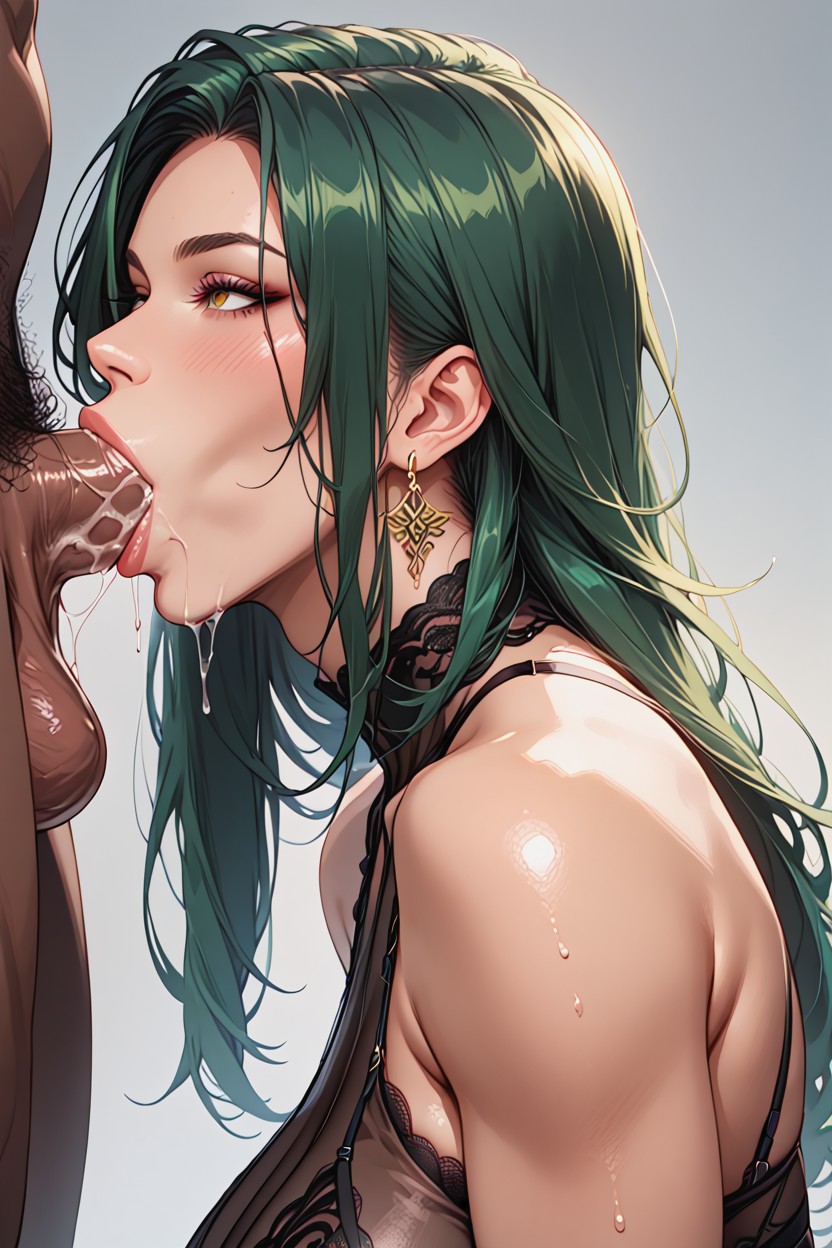 Wet Pussy, Deep Throat, Close Up Hentai AI Porn