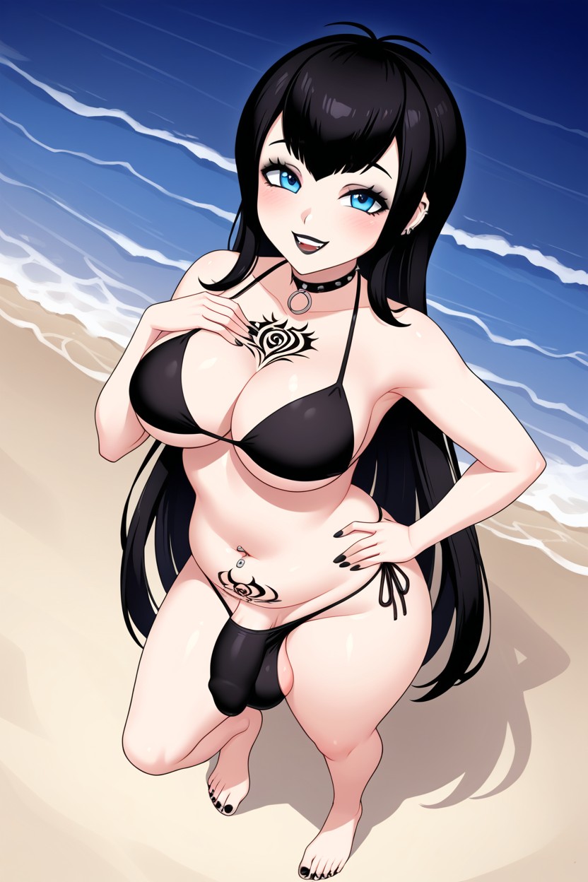 Bare Feet, Full Body, Leg Goth Tattoos AI Porn