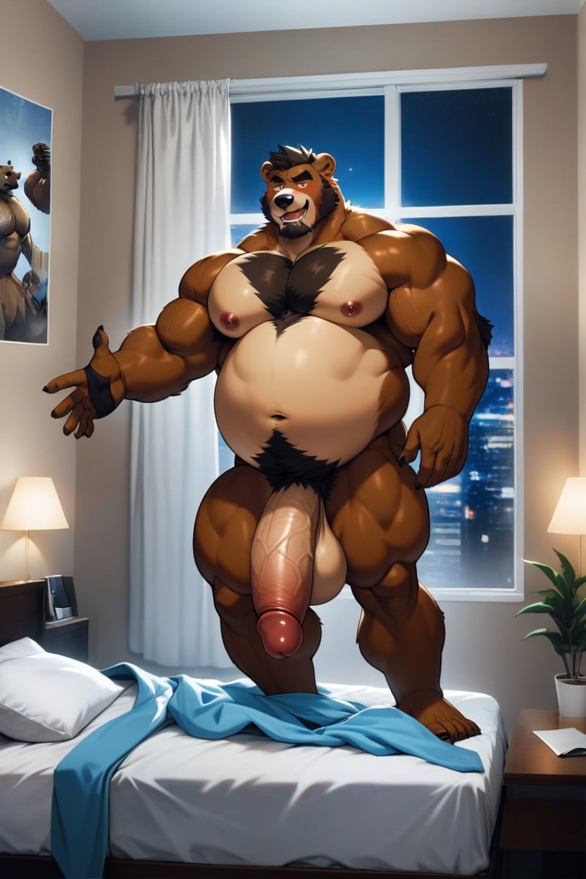 非常に大きい, Musclegut, Hairy ファーリーAIポルノ