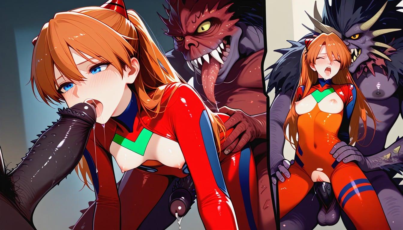 Primer Plano, Gigantic Spreaded Monsters, Babeando Hentai IA