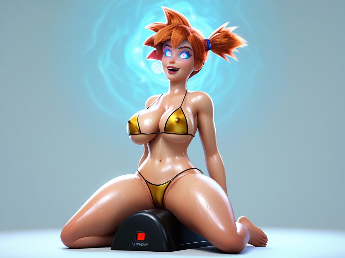 Spikey Hair, Smiling, Hypnotized Hentai AI Porn