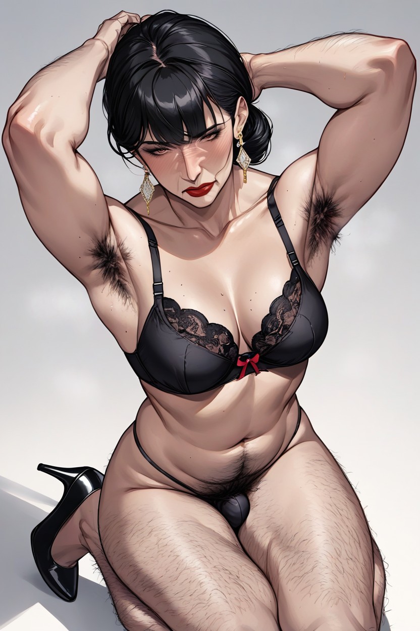 Earrings, 60+, Japanese Shemale AI Porn
