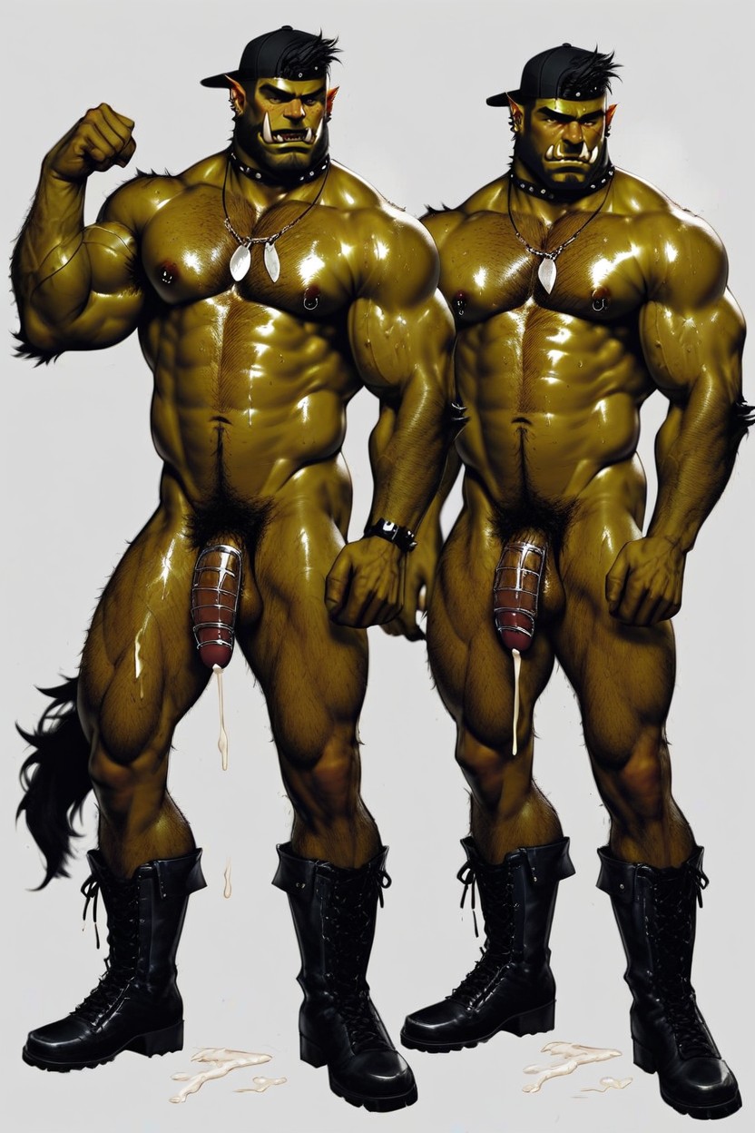 20+, Boots, Belly Growth AI Gay Porn