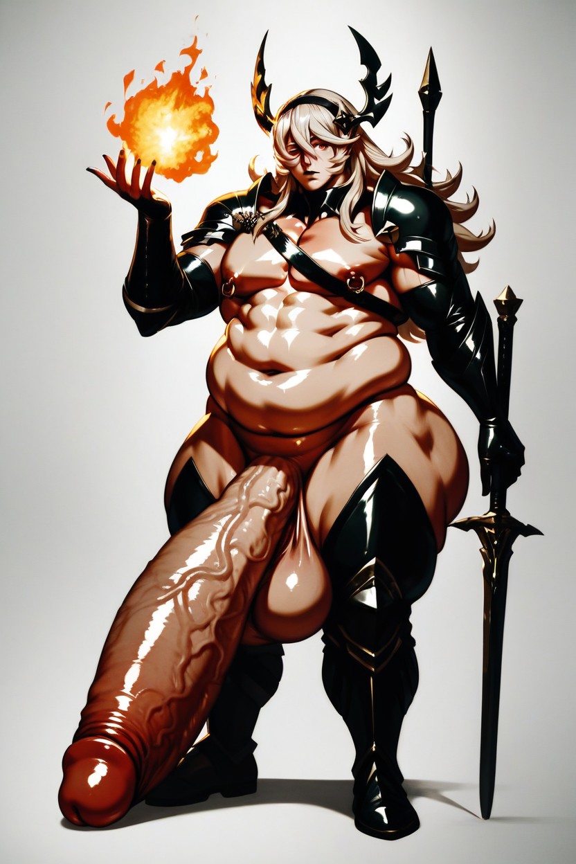 Corrin Fire Emblem Awakening, Long Hair, Black Nail Polish AI Gay Porn
