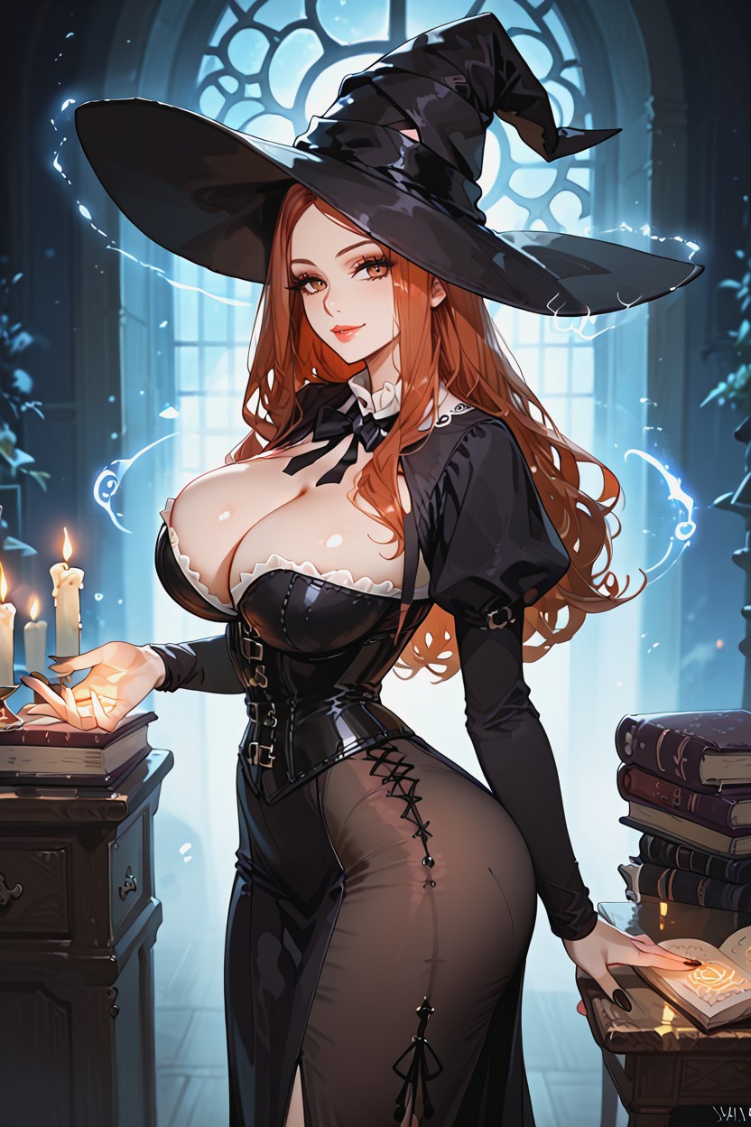 Side View, 25+, Erotic Magic Aura Hentai AI Porn