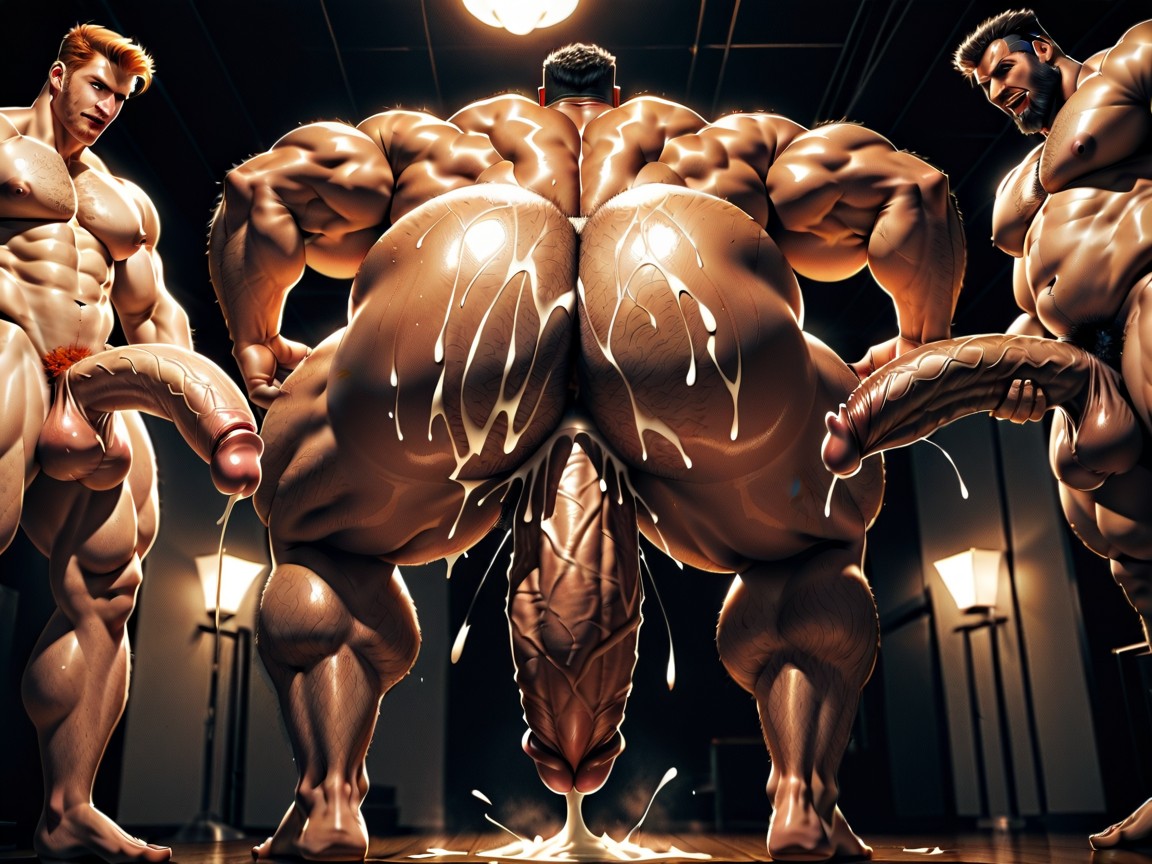 Sweaty, Man Transmen Only, Double Penetration In Mouth AI Gay Porn