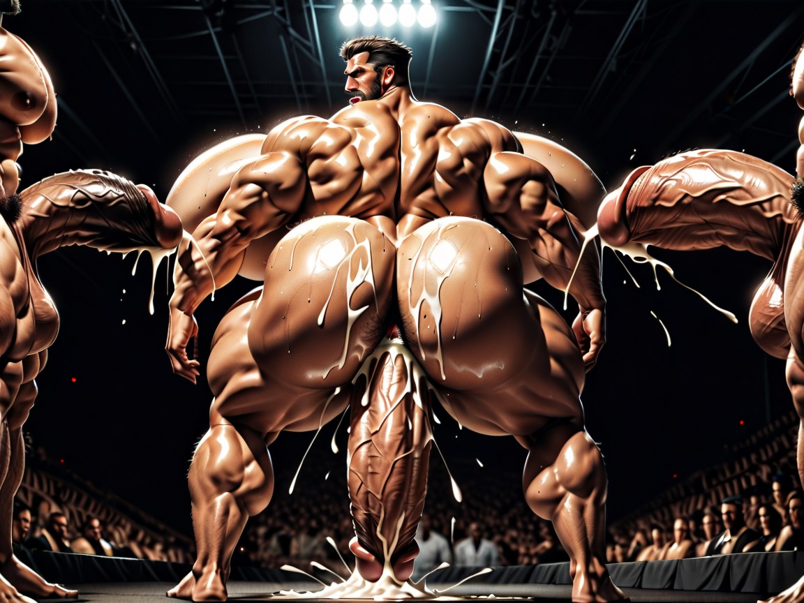 Bara, Man Transmen Only, Oiled Skin AI Gay Porn