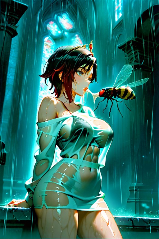 White High Heels, Bubble Butt, Sexy Wet Hentai AI Porn