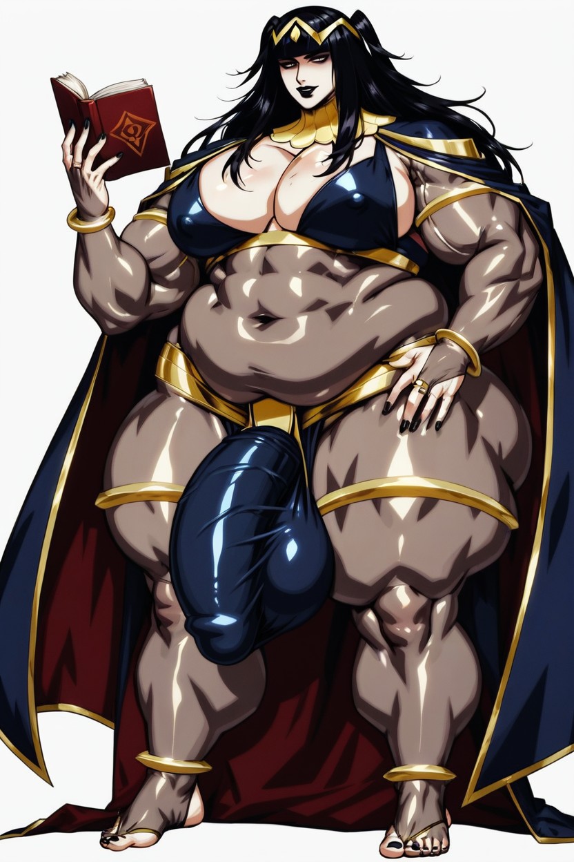 Holding Book, Cape, Tharja From Fire Emblem AI Gay Porn