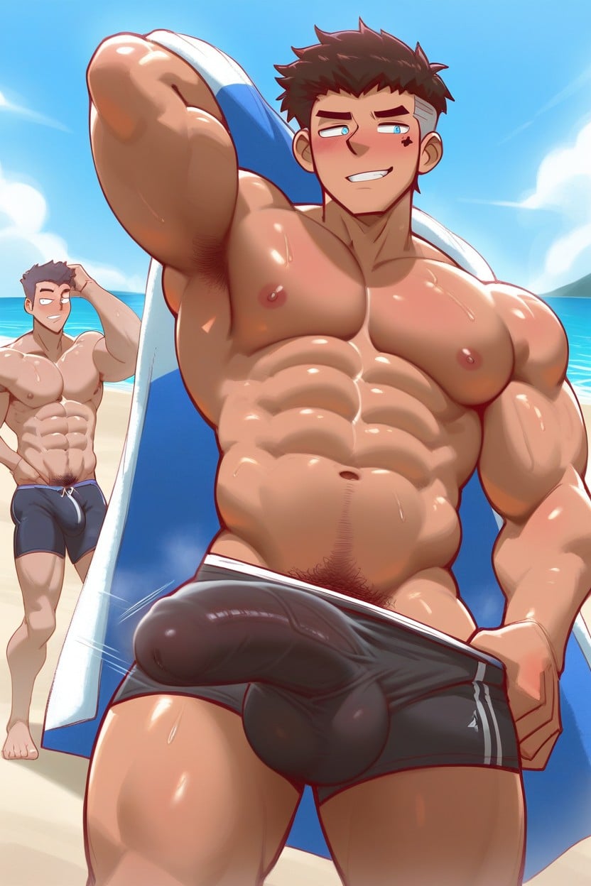 Steam, Big Bro, No Pants AI Gay Porn