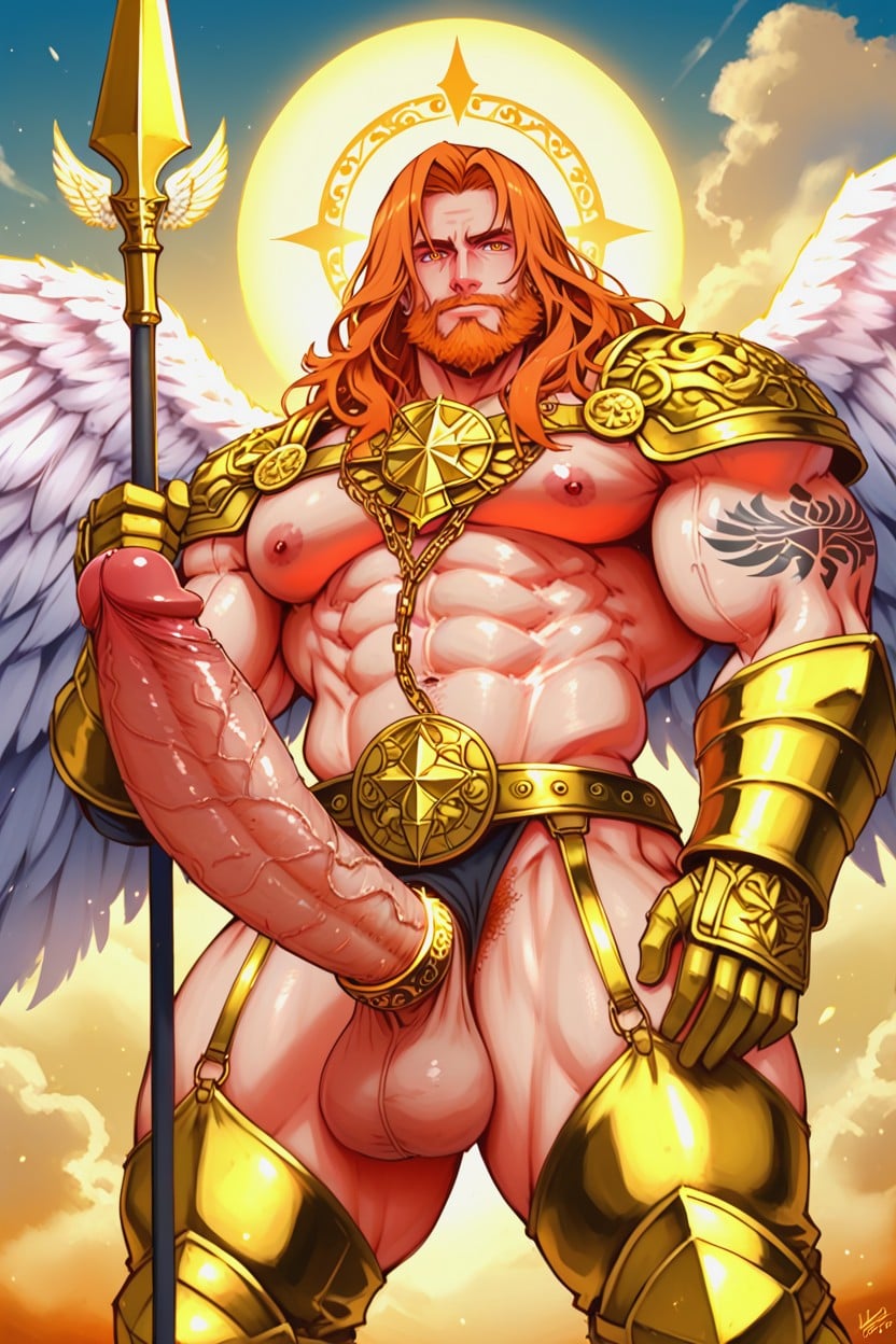 Massively Hyper Long, Flying, Hary Pubic Hair AI Gay Porn