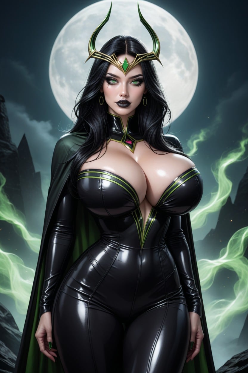 Most Attractive Oval Face, Thick Thighs, High Contoured Cheekbone Hentai AI Porn