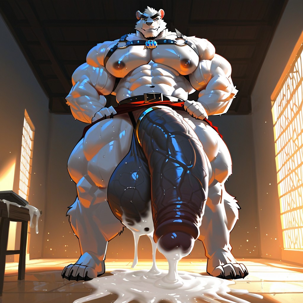 1 Person, Grinning, Dripping Cum Furry AI Porn