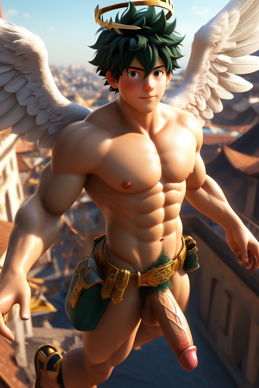 Broad Chest, Golden Headband, Thick Thighs AI Gay Porn