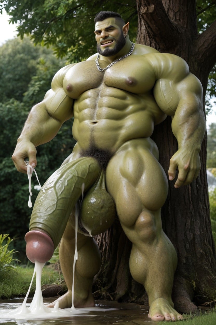 Orc Orgasm, Multicock, Hyper Hyper Hyper Cock AI Gay Porn