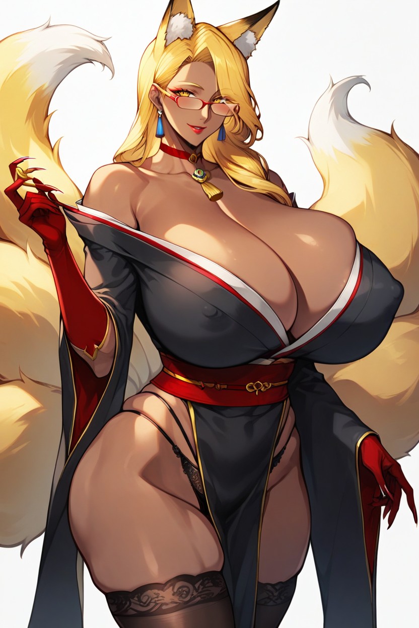 Red Gloves, Sly Smile, Skindentation Hentai AI Porn