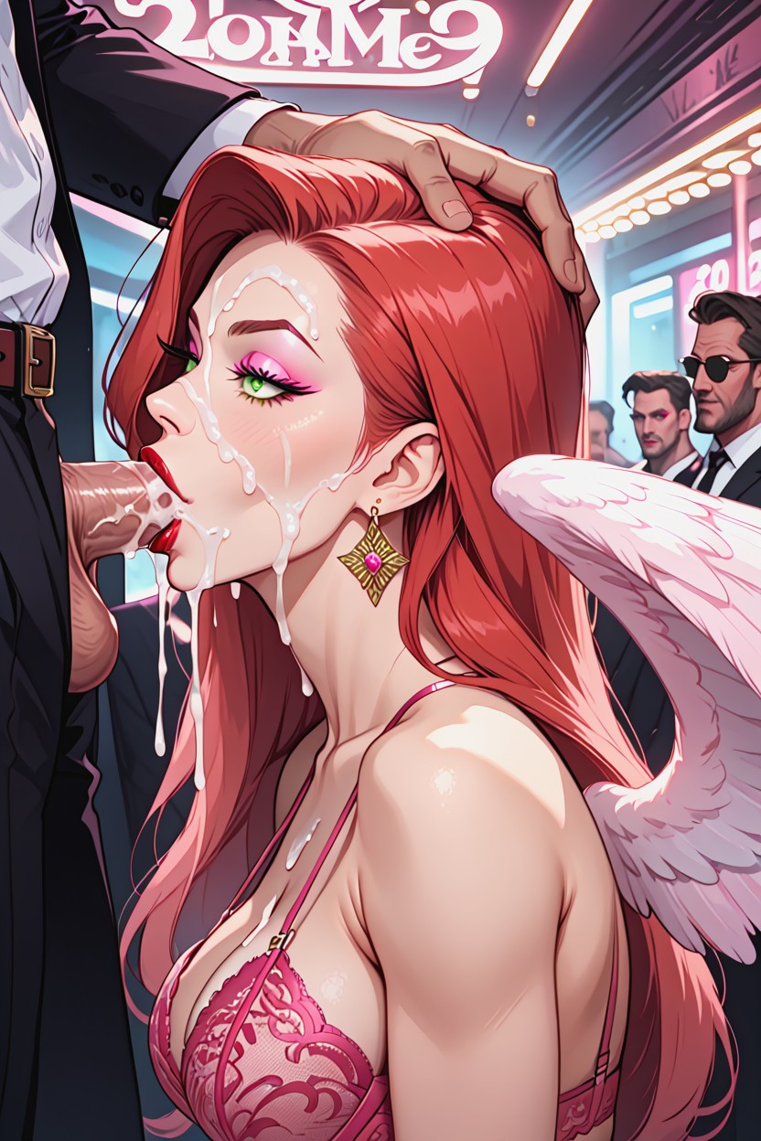 Green Eyes, Vintage Hollywood Glamour, Strip Club Hentai AI Porn