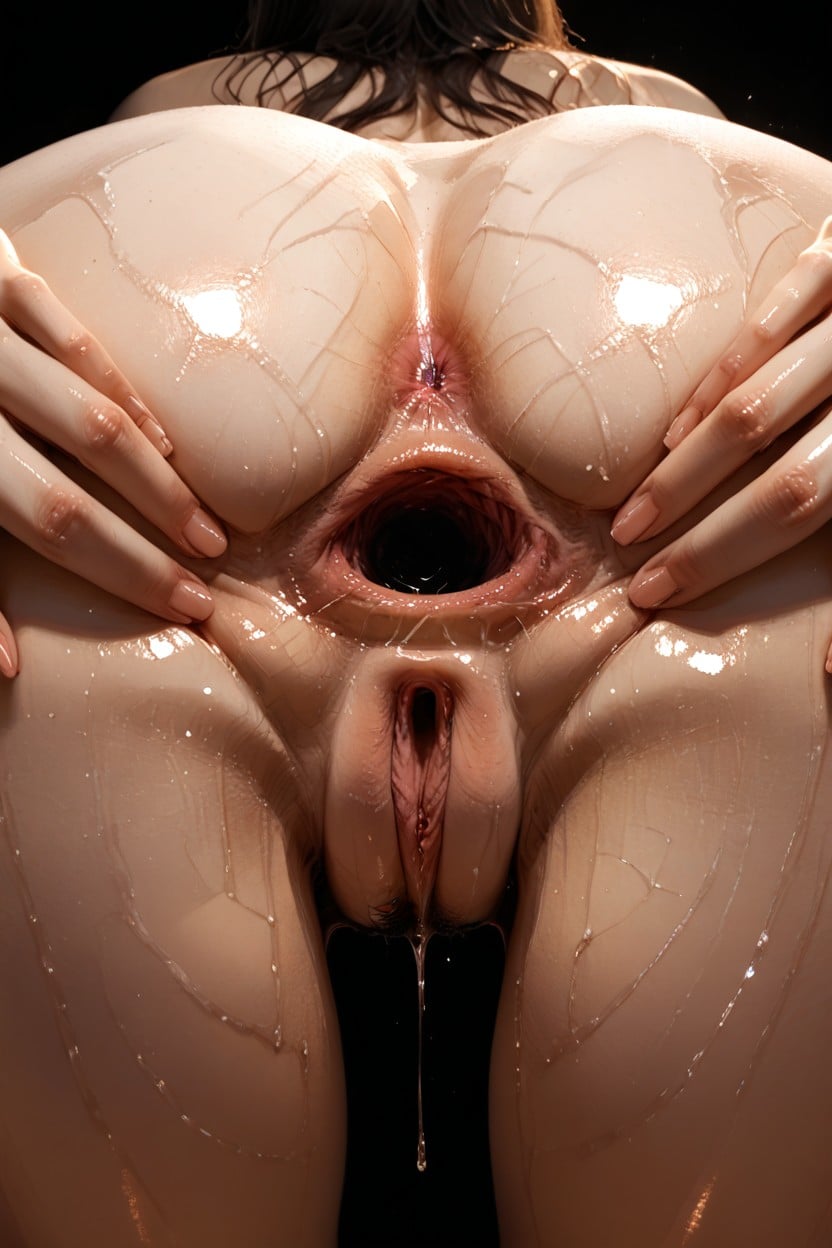 Ultra Wet Vagina, Holes Open, Hdr Details Hentai AI Porn