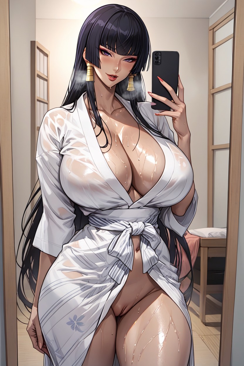 Accurate Face, Cleavage, Busty Hentai AI Porn