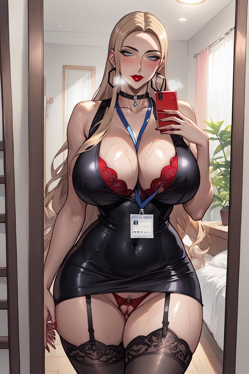 Shaved Pussy, Milf, Looking At Viewer Hentai AI Porn