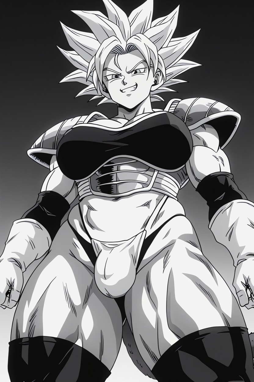 Shoulder Pads, Scouter, Dbz Hentai AI Porn