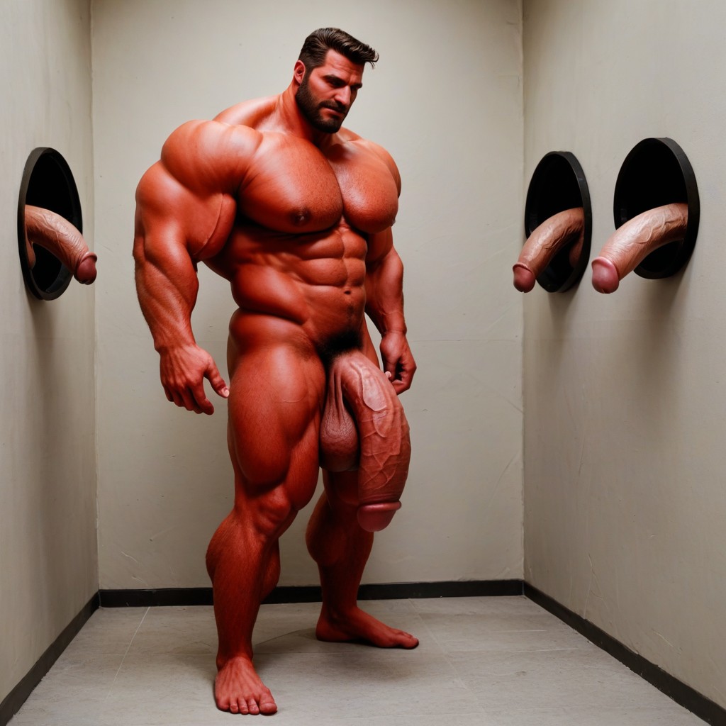 Red Skin, Extreme Girth, Devil AI Gay Porn