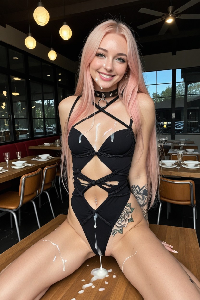 Multiple Tattoos Cover Entire Body, Tattoos On Chest, Tattoos Cover Legs AI Porn