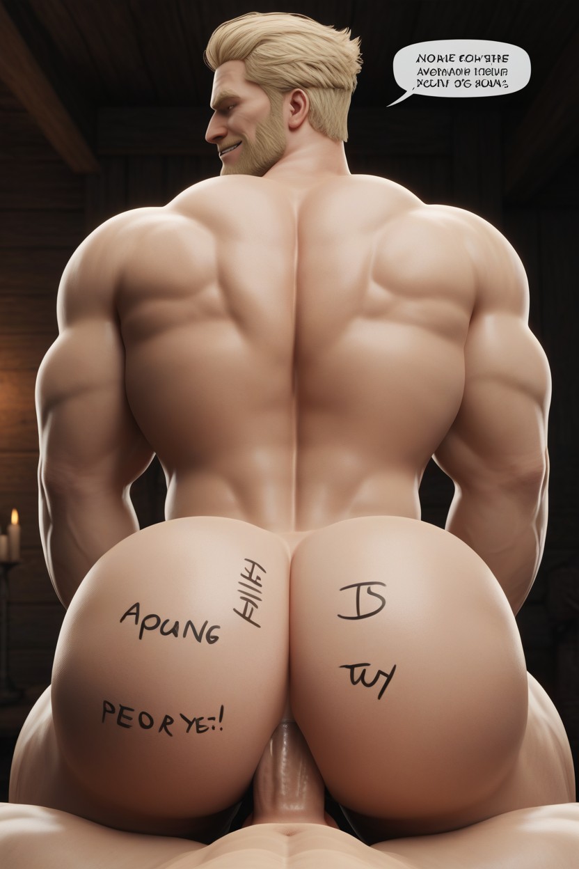 Body Writing, Dialogue Is Bottom Telling The Top That He Fought Valiantly And Will Get The Most Honorable By Being Fatally Milked, Fucking AI Gay Porn