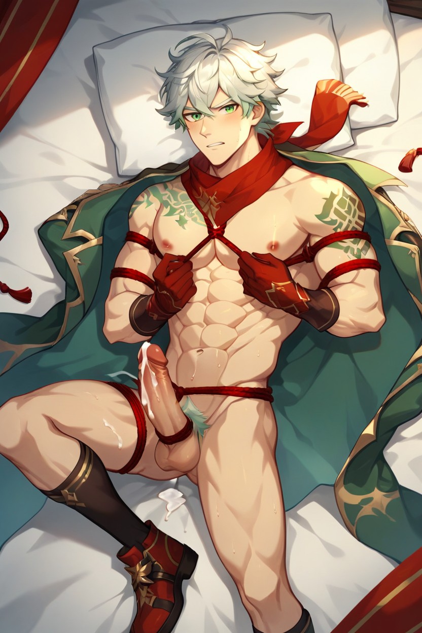 Green Eyes, Six Pack Abs, Trapped In A Bedroom AI Gay Porn