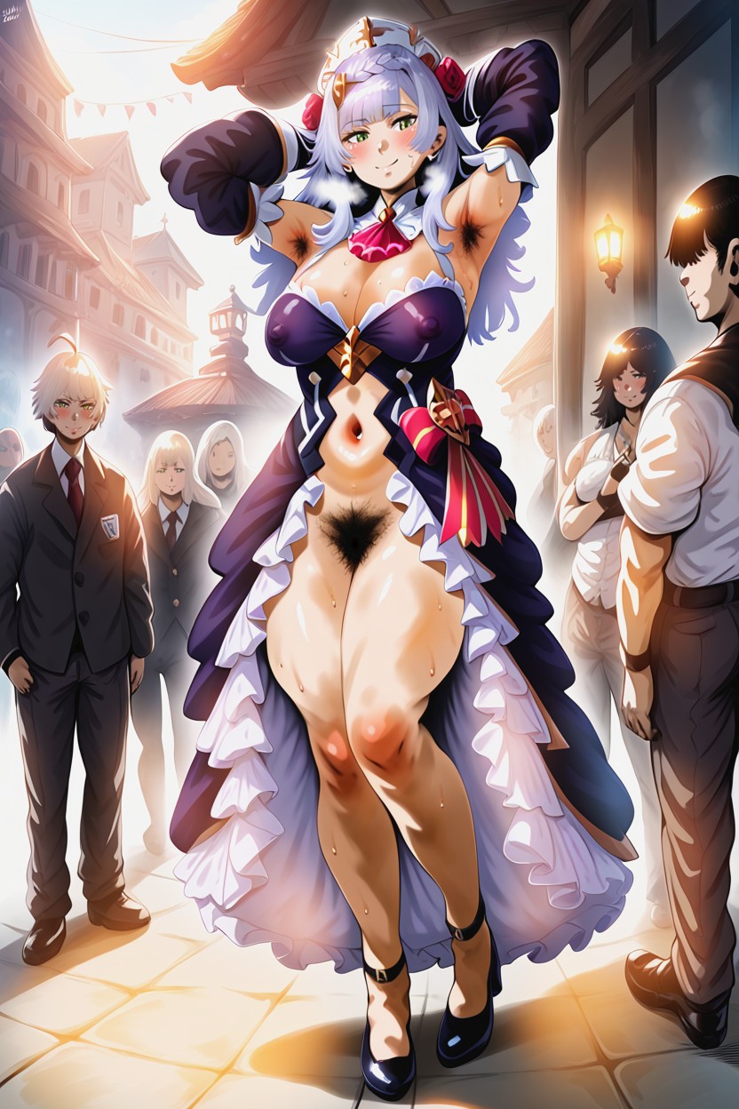 Nude, Abs, Erotic Clothes Hentai AI Porn