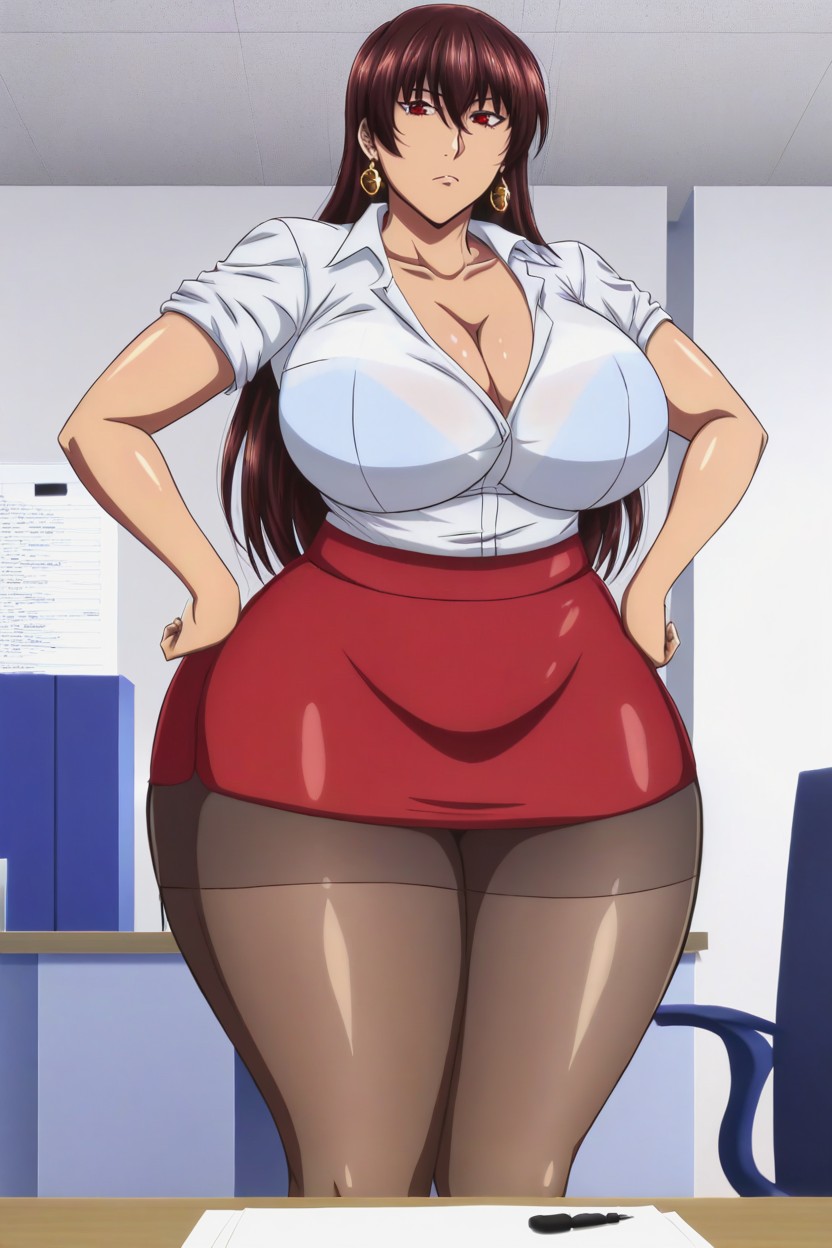 Stockings, 18+, Gold Earrings Hentai AI Porn