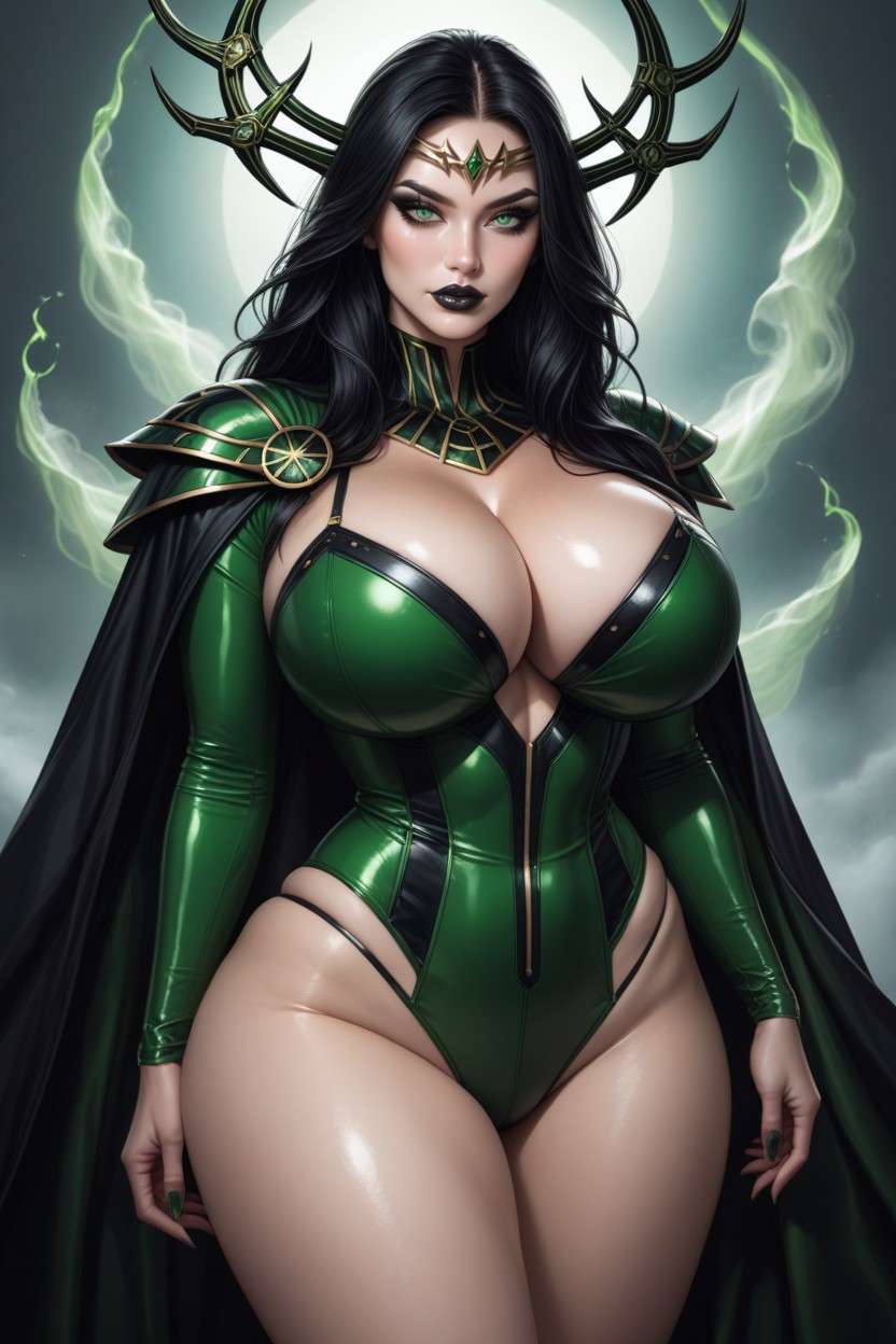 Massive Breasts, Lean Body, Thick Thighs Hentai AI Porn