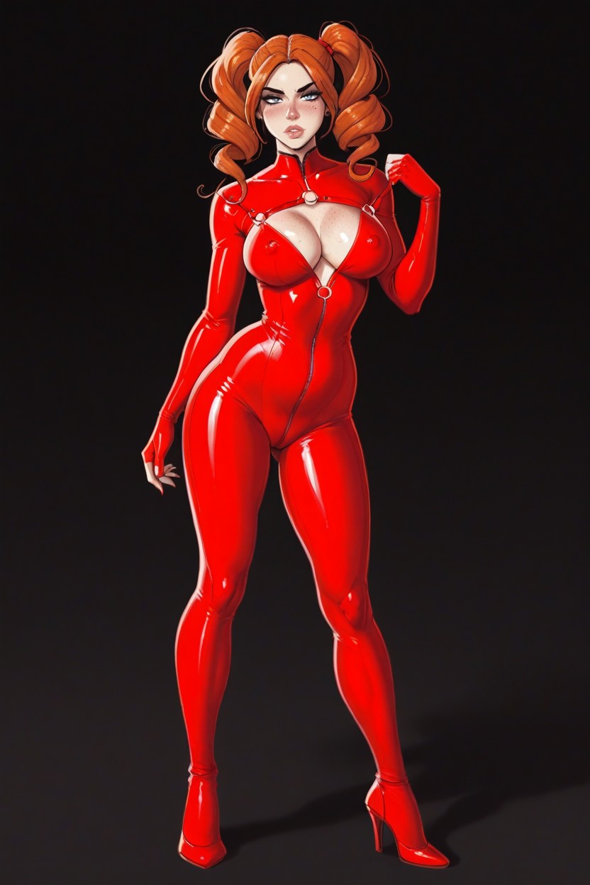Boobs Spilling Out, Dross Art, Extremely Tight Butt AI Porn