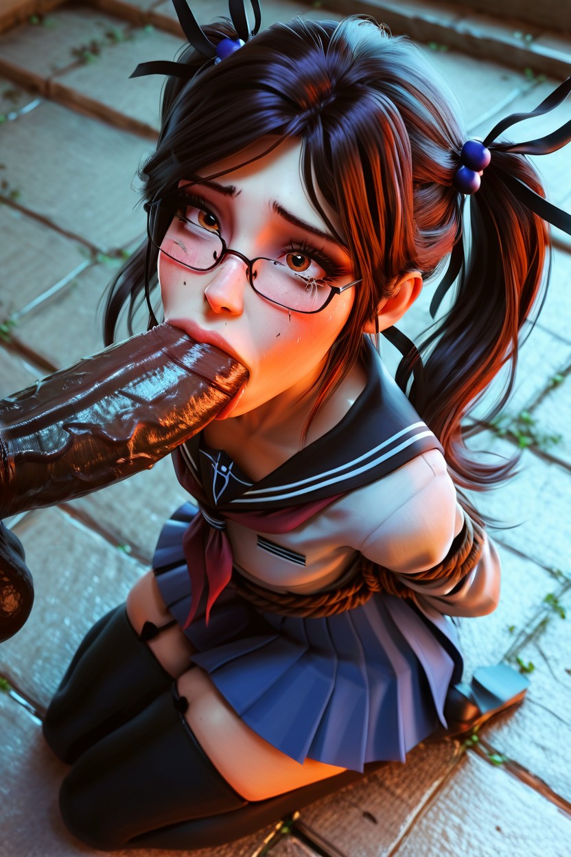 Full Body, Extreme Long Hyper Cock, Deepthroat AI Porn