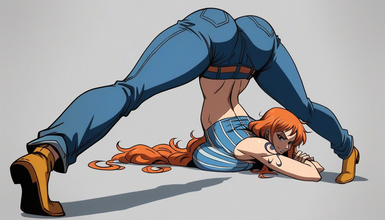 Very Long Legs, Bare Shoulders, Large Breast Hentai AI Porn