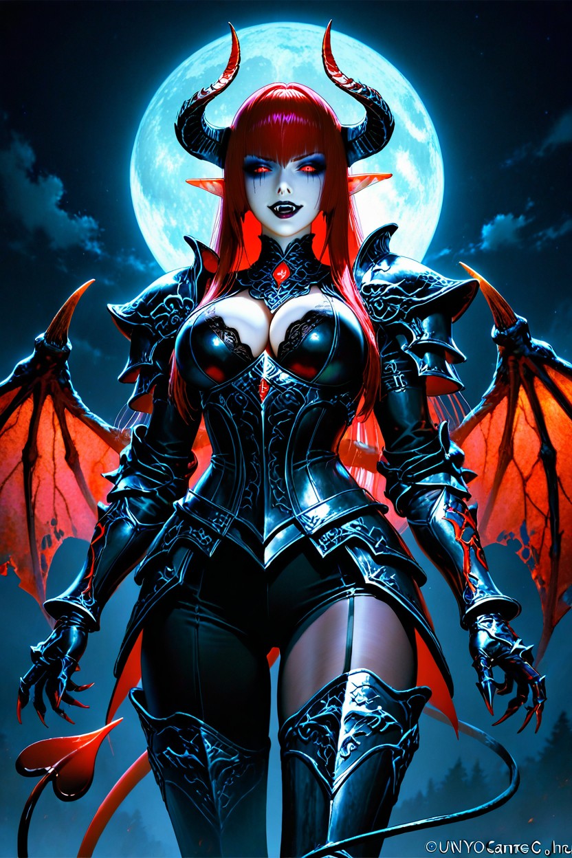 Full Armor, Gothic, Standing AI Porn